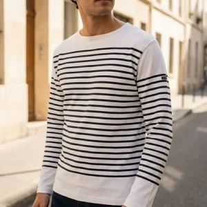 ARMOR LUX AM1140 - Chemise Rayée Bretonne Authentique pour Hommes