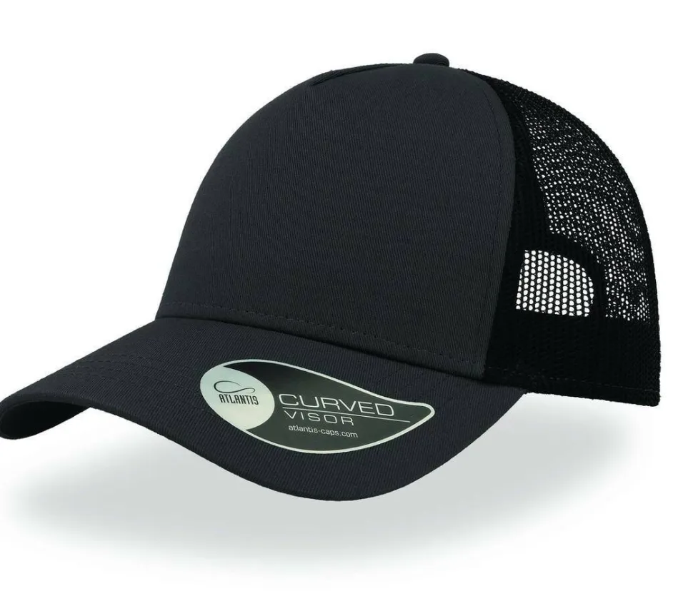 Atlantis AT085 - Casquette 5 Panneaux Trucker en Coton