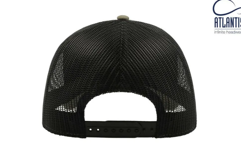 Atlantis AT085 - Casquette 5 Panneaux Trucker en Coton