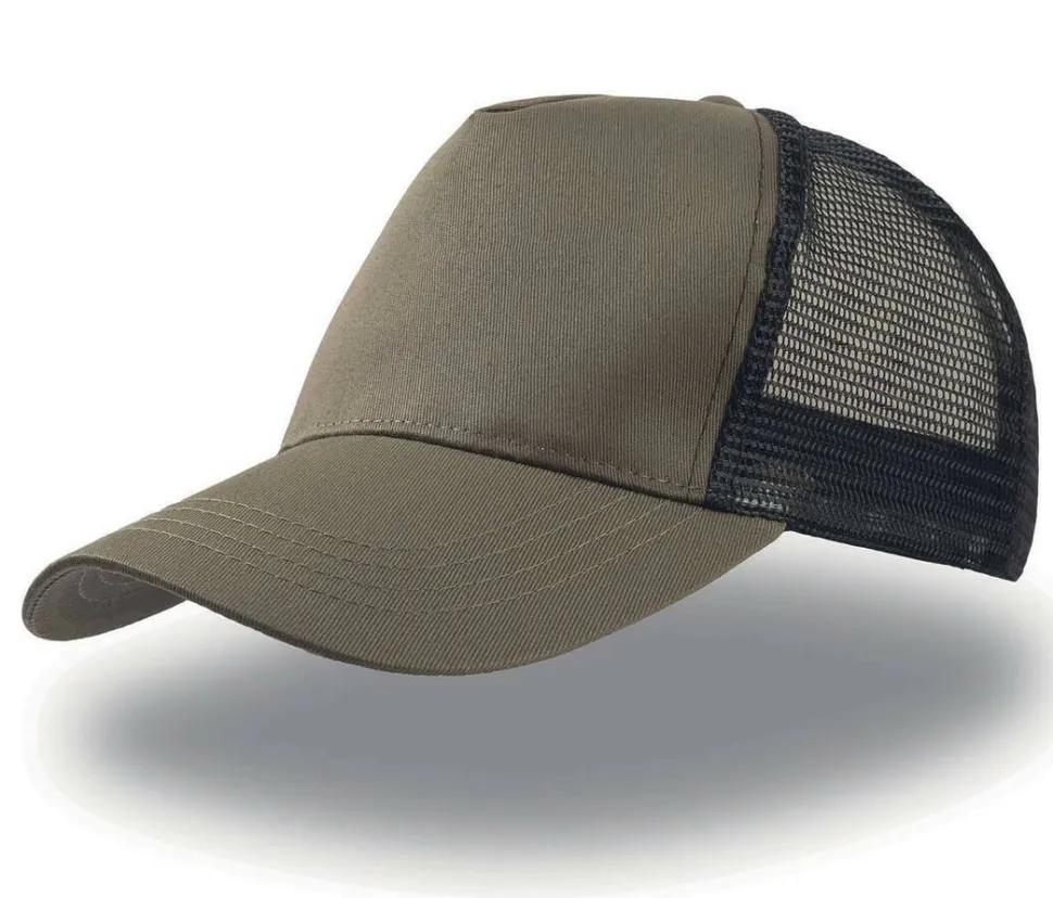 Atlantis AT085 - Casquette 5 Panneaux Trucker en Coton