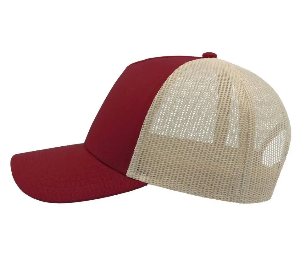 Atlantis AT085 - Casquette 5 Panneaux Trucker en Coton