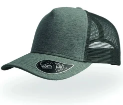 Atlantis AT083 - Casquette 5 Panneaux Visière en Jersey