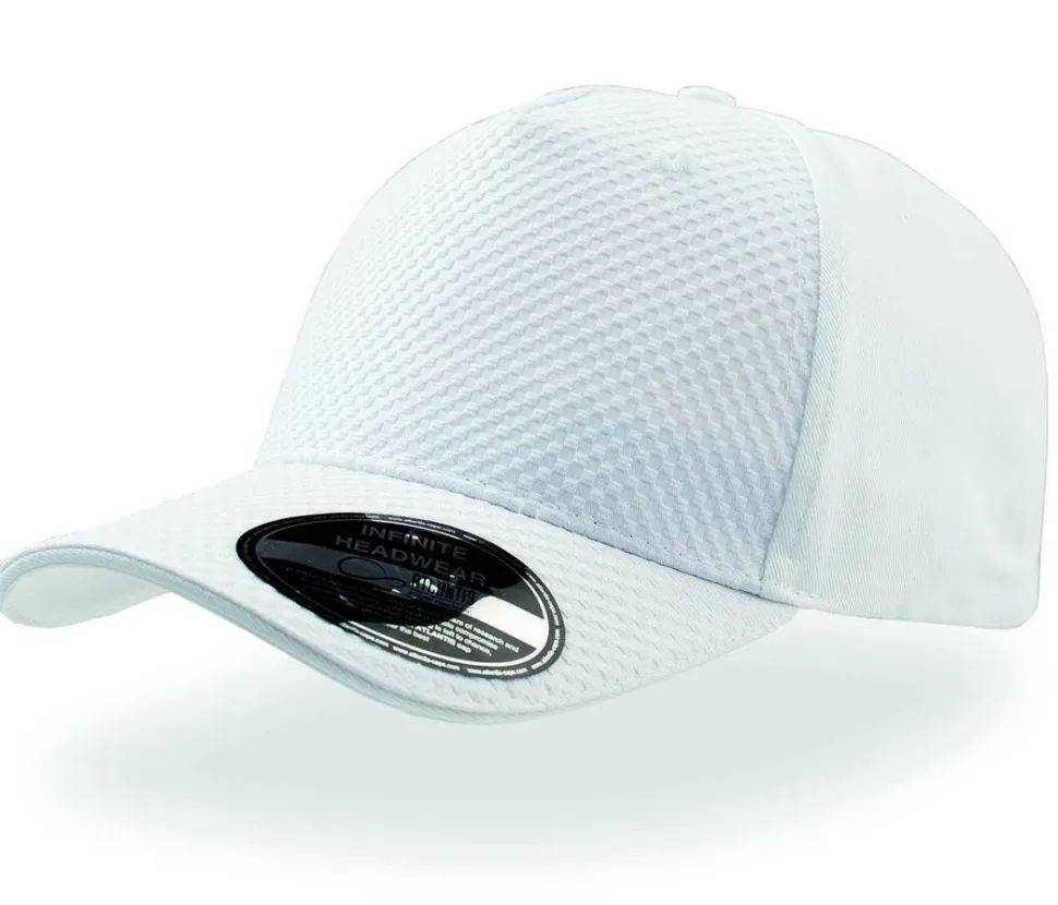 Atlantis AT062 - Casquette 5 pans effet nid d'abeille
