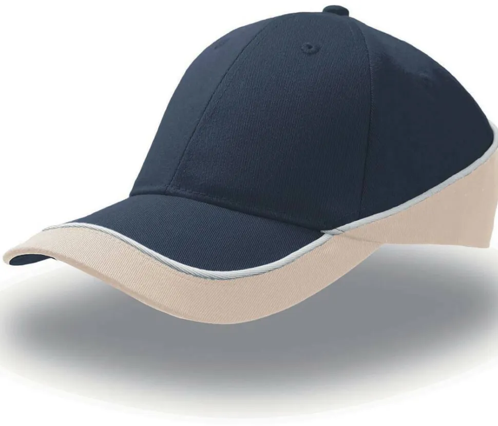 Atlantis AT088 - Casquette 6 Pans Constratée