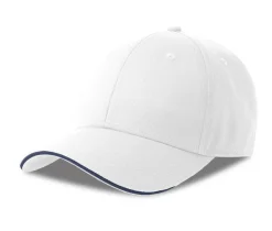 ATLANTIS HEADWEAR AT291 - Casquette 6 pans visière sandwich