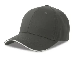 ATLANTIS HEADWEAR AT291 - Casquette 6 pans visière sandwich