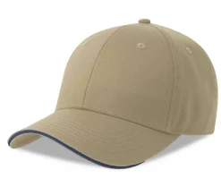 ATLANTIS HEADWEAR AT291 - Casquette 6 pans visière sandwich