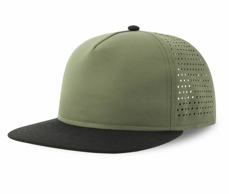 ATLANTIS HEADWEAR AT247 - Casquette visière plate en polyester recyclé