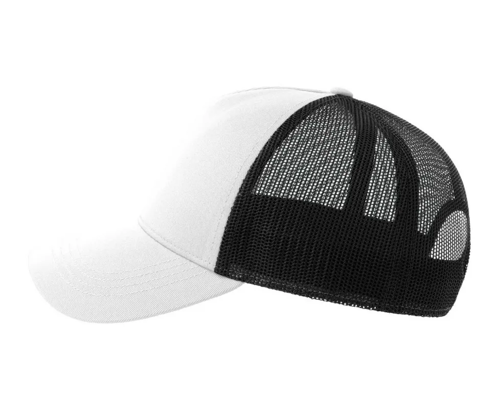 ATLANTIS HEADWEAR AT228 - Casquette 5 pans style trucker en coton