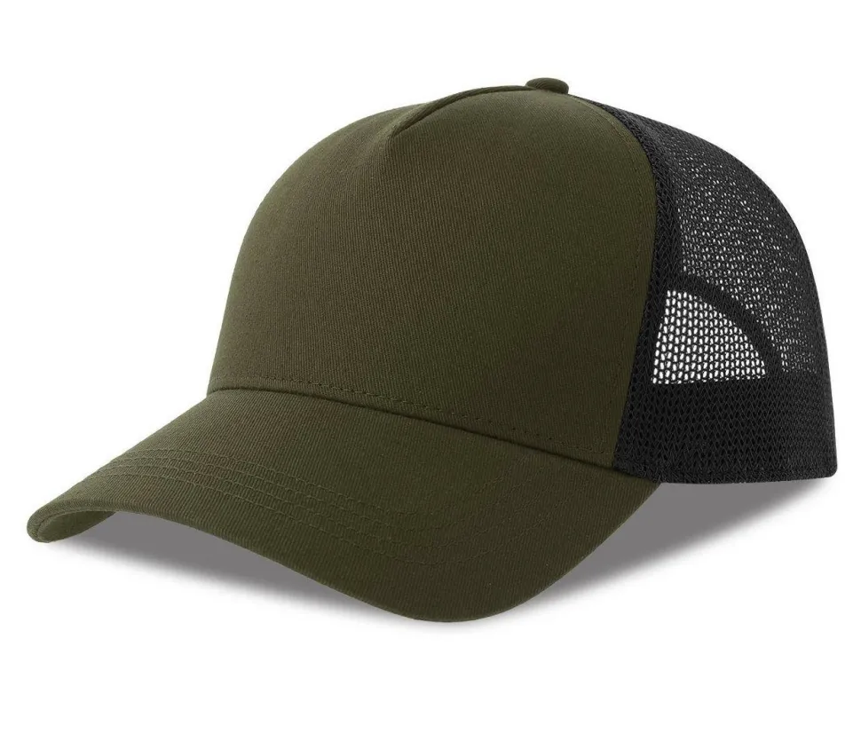 ATLANTIS HEADWEAR AT228 - Casquette 5 pans style trucker en coton