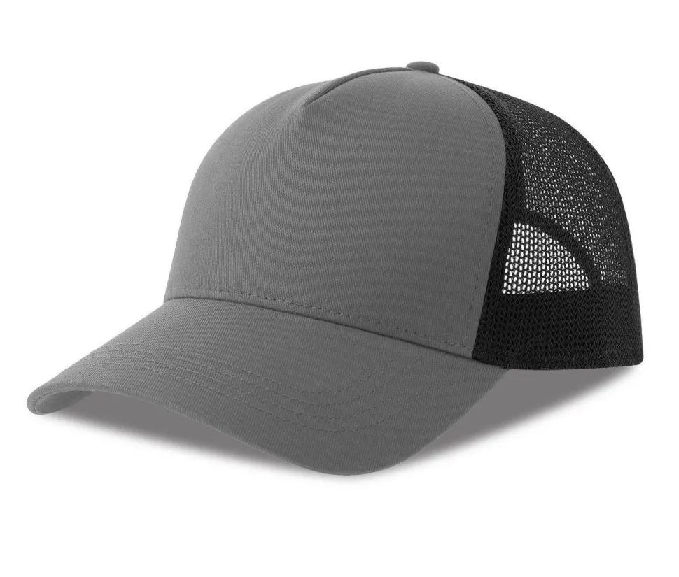 ATLANTIS HEADWEAR AT228 - Casquette 5 pans style trucker en coton