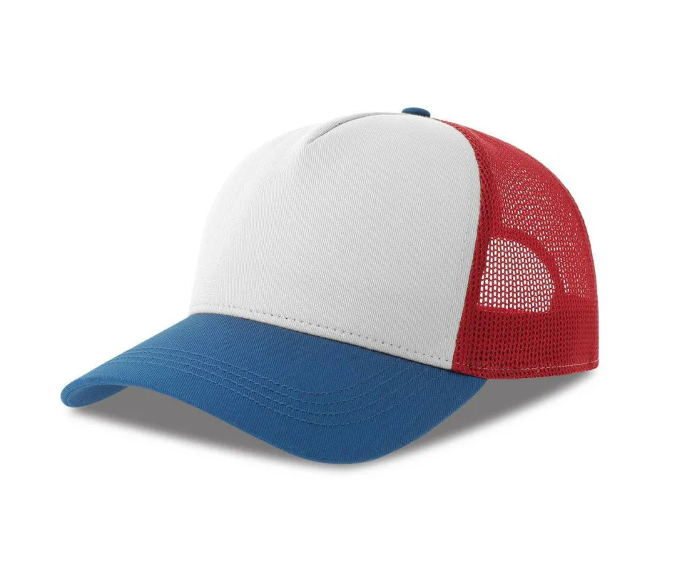 ATLANTIS HEADWEAR AT228 - Casquette 5 pans style trucker en coton
