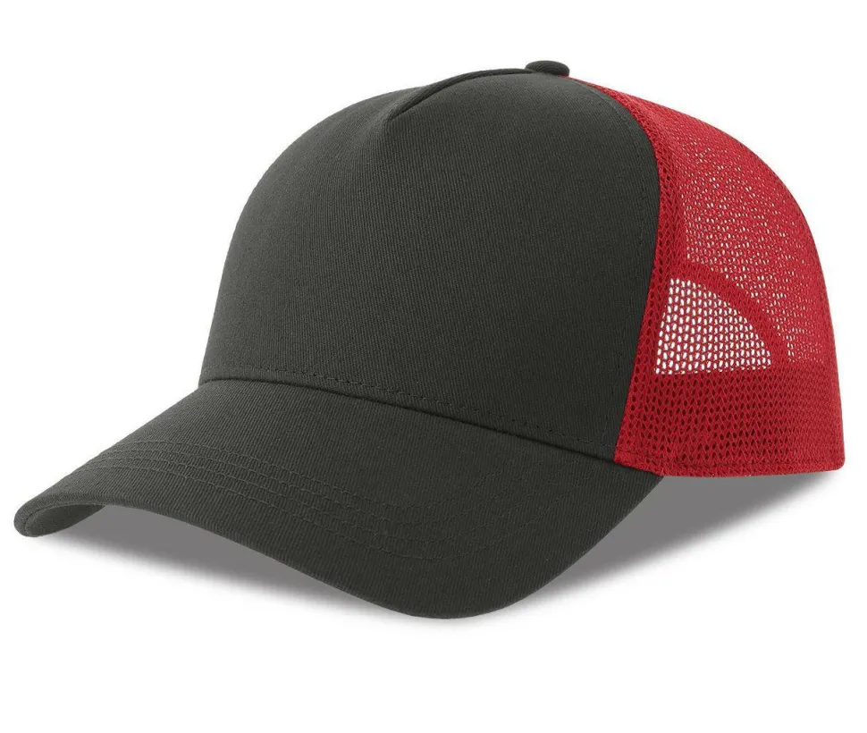 ATLANTIS HEADWEAR AT228 - Casquette 5 pans style trucker en coton