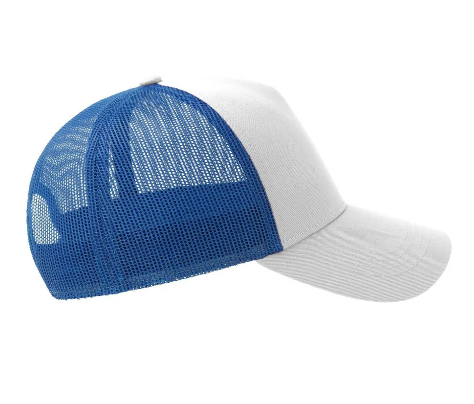 ATLANTIS HEADWEAR AT228 - Casquette 5 pans style trucker en coton