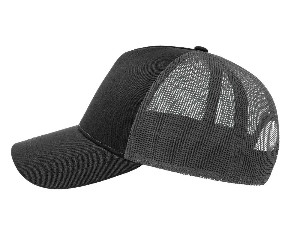 ATLANTIS HEADWEAR AT228 - Casquette 5 pans style trucker en coton