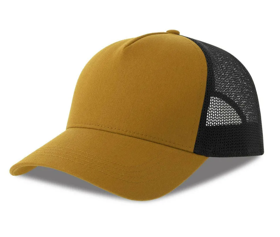 ATLANTIS HEADWEAR AT228 - Casquette 5 pans style trucker en coton