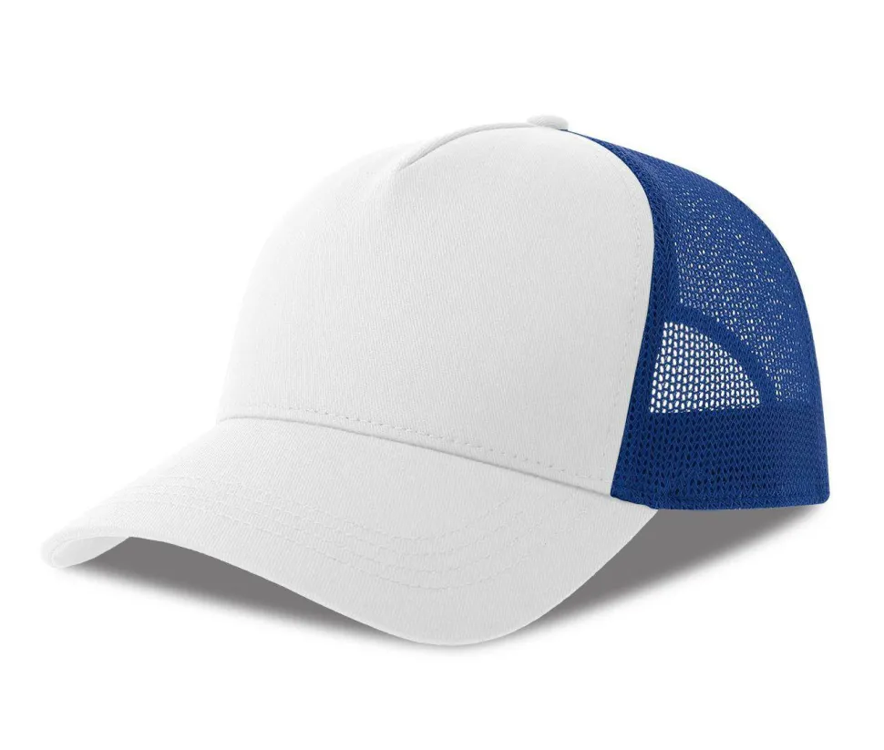 ATLANTIS HEADWEAR AT228 - Casquette 5 pans style trucker en coton