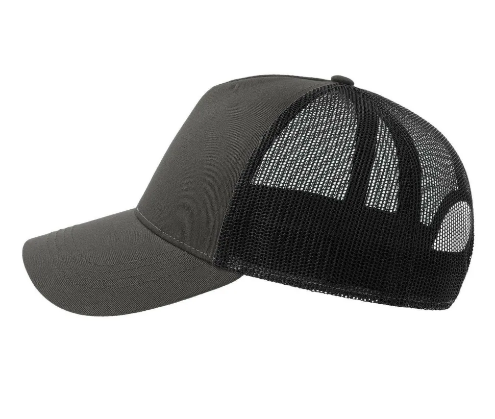 ATLANTIS HEADWEAR AT228 - Casquette 5 pans style trucker en coton