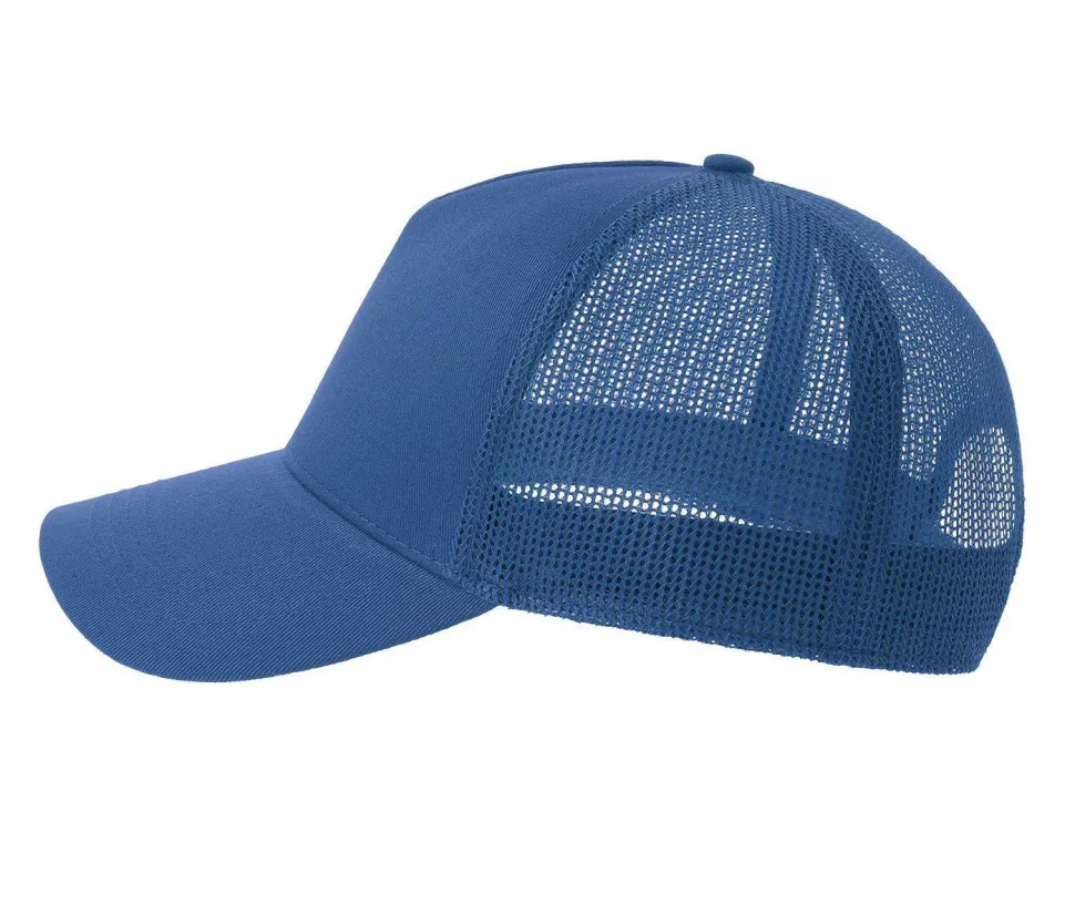 ATLANTIS HEADWEAR AT228 - Casquette 5 pans style trucker en coton