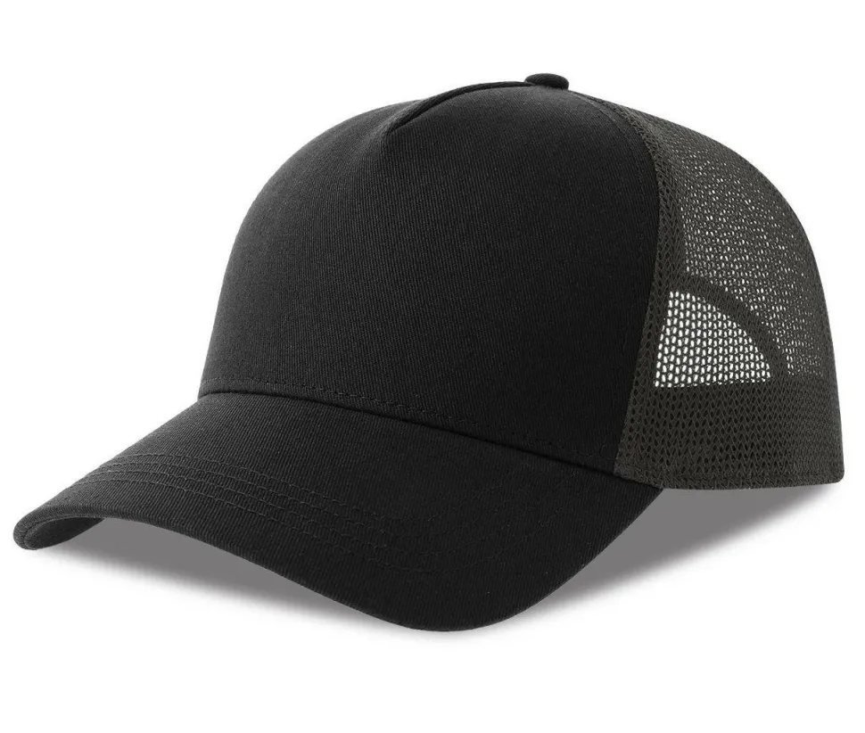 ATLANTIS HEADWEAR AT228 - Casquette 5 pans style trucker en coton
