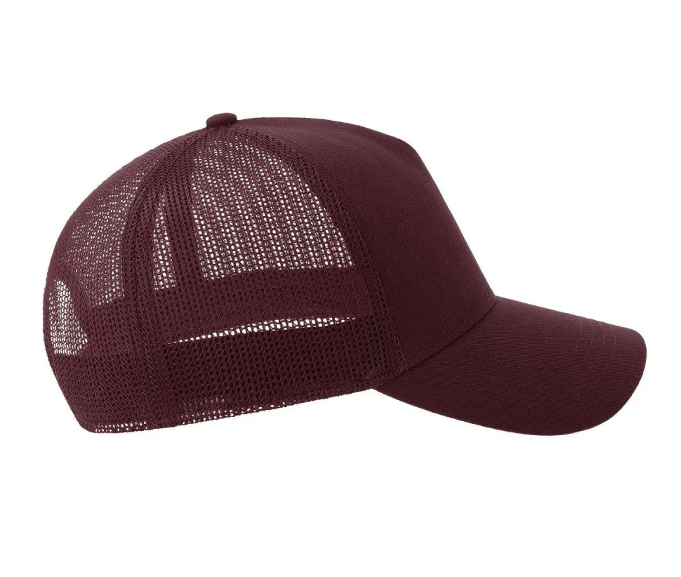 ATLANTIS HEADWEAR AT228 - Casquette 5 pans style trucker en coton