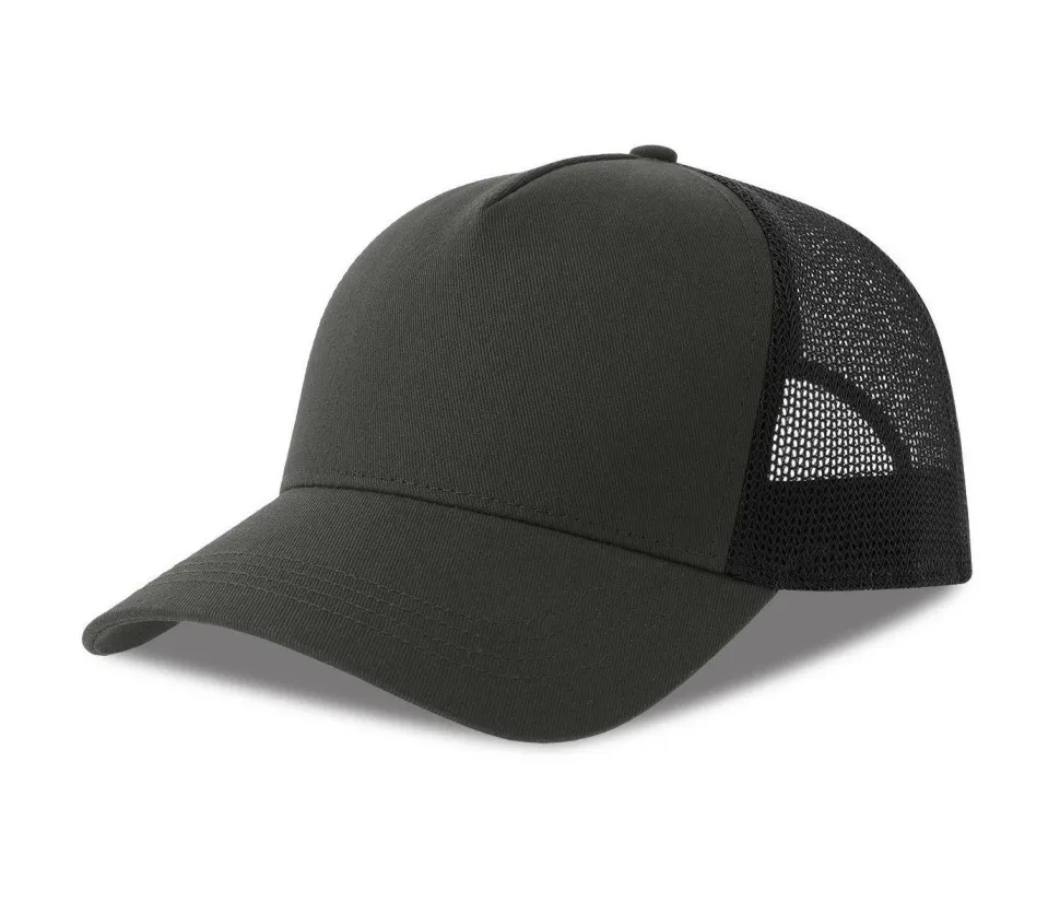ATLANTIS HEADWEAR AT228 - Casquette 5 pans style trucker en coton