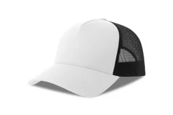 ATLANTIS HEADWEAR AT228 - Casquette 5 pans style trucker en coton