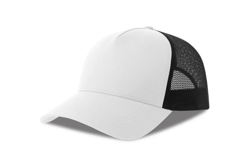 ATLANTIS HEADWEAR AT228 - Casquette 5 pans style trucker en coton