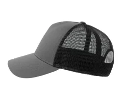 ATLANTIS HEADWEAR AT228 - Casquette 5 pans style trucker en coton