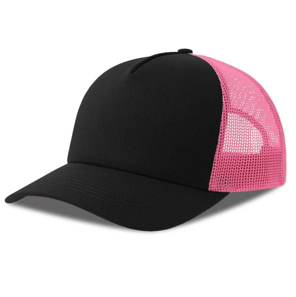 ATLANTIS HEADWEAR AT228 - Casquette 5 pans style trucker en coton