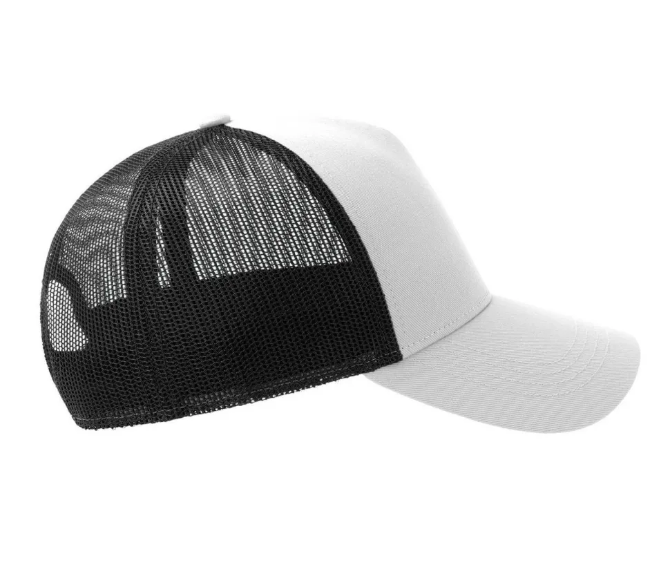 ATLANTIS HEADWEAR AT228 - Casquette 5 pans style trucker en coton