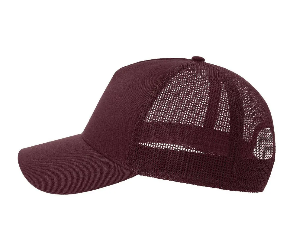 ATLANTIS HEADWEAR AT228 - Casquette 5 pans style trucker en coton