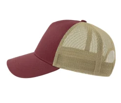 ATLANTIS HEADWEAR AT228 - Casquette 5 pans style trucker en coton