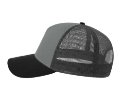 ATLANTIS HEADWEAR AT228 - Casquette 5 pans style trucker en coton
