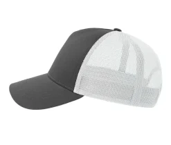 ATLANTIS HEADWEAR AT228 - Casquette 5 pans style trucker en coton
