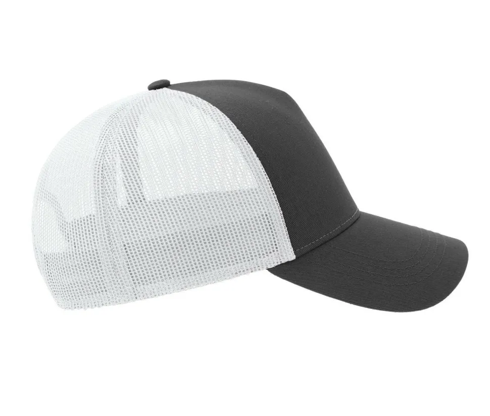ATLANTIS HEADWEAR AT228 - Casquette 5 pans style trucker en coton