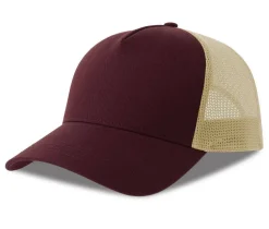 ATLANTIS HEADWEAR AT228 - Casquette 5 pans style trucker en coton
