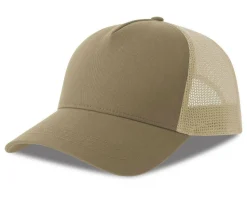 ATLANTIS HEADWEAR AT228 - Casquette 5 pans style trucker en coton