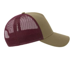 ATLANTIS HEADWEAR AT228 - Casquette 5 pans style trucker en coton