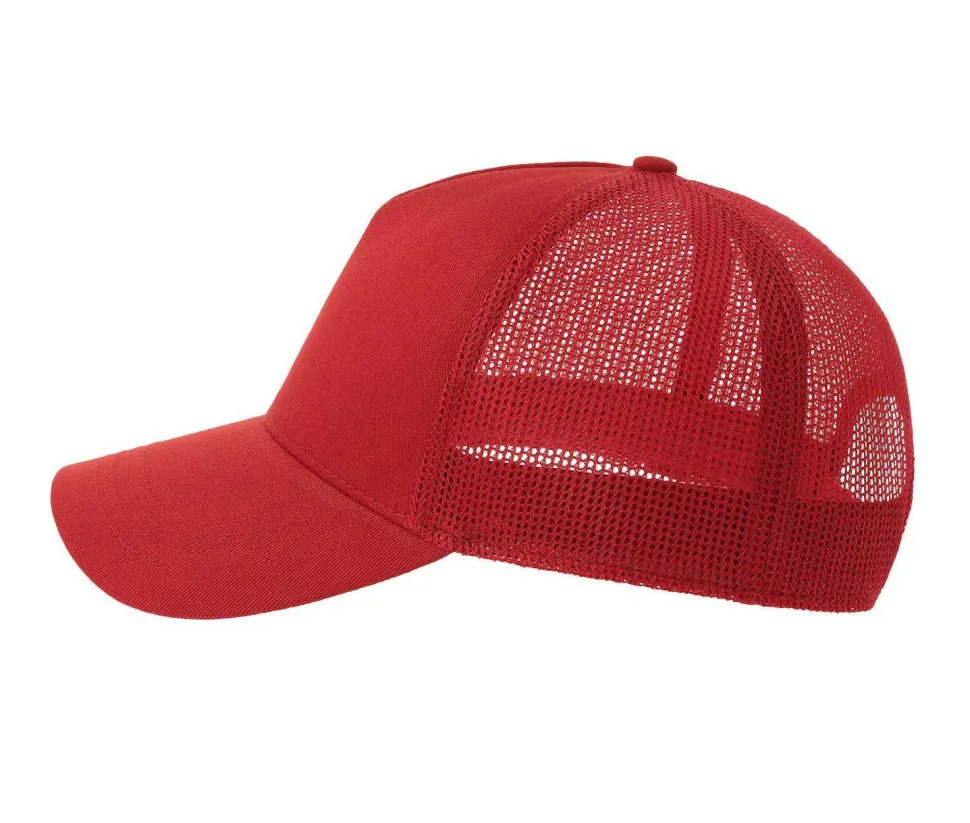 ATLANTIS HEADWEAR AT228 - Casquette 5 pans style trucker en coton