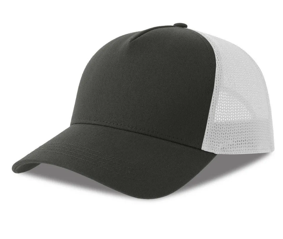 ATLANTIS HEADWEAR AT228 - Casquette 5 pans style trucker en coton