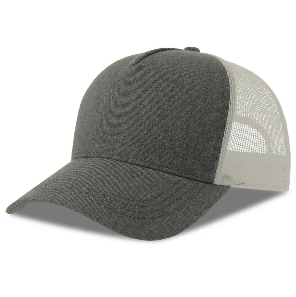 ATLANTIS HEADWEAR AT228 - Casquette 5 pans style trucker en coton