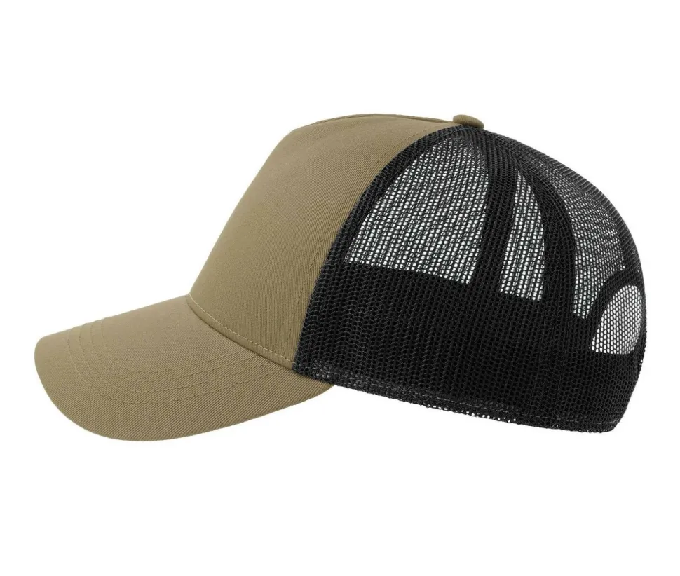 ATLANTIS HEADWEAR AT228 - Casquette 5 pans style trucker en coton