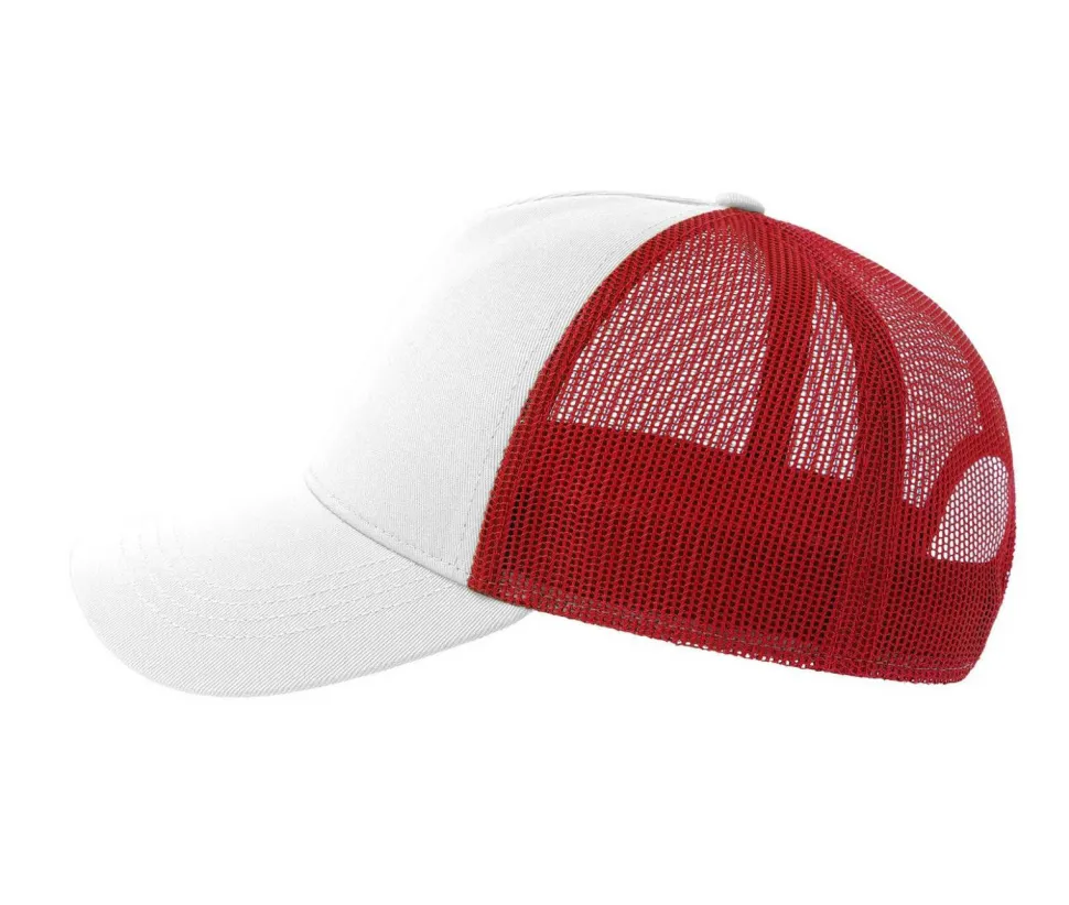 ATLANTIS HEADWEAR AT228 - Casquette 5 pans style trucker en coton