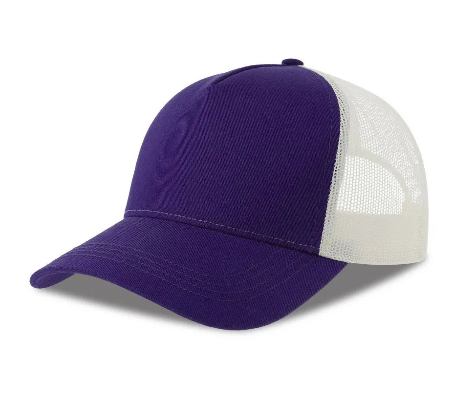 ATLANTIS HEADWEAR AT228 - Casquette 5 pans style trucker en coton