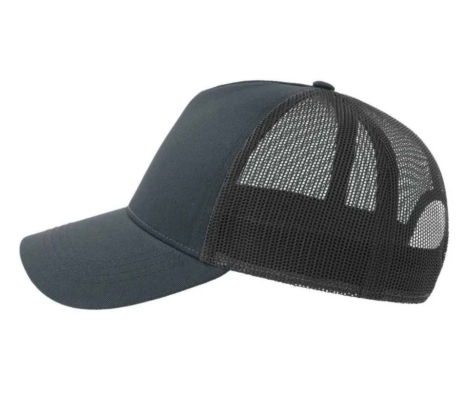 ATLANTIS HEADWEAR AT228 - Casquette 5 pans style trucker en coton
