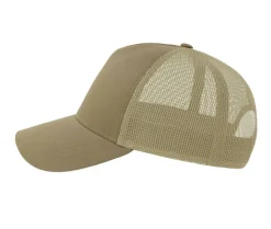 ATLANTIS HEADWEAR AT228 - Casquette 5 pans style trucker en coton