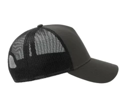ATLANTIS HEADWEAR AT228 - Casquette 5 pans style trucker en coton