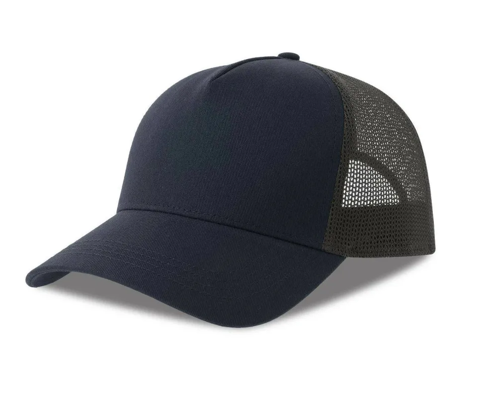 ATLANTIS HEADWEAR AT228 - Casquette 5 pans style trucker en coton
