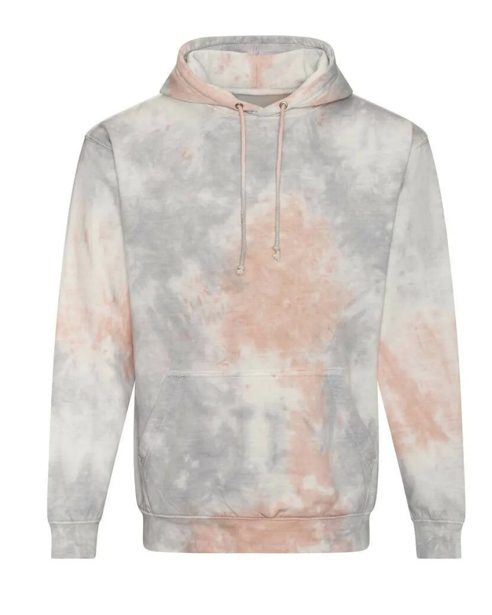 AWDIS JH022 - Sweat à capuche tie-dye